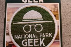 Selling: Kangasmerkki "National Park Geek"