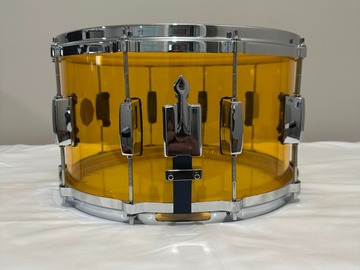 Selling with online payment: Amber Seamless Acrylic 14" x 8" -Snare Drum