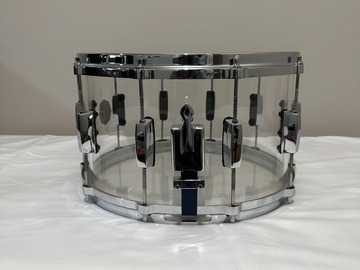 Selling with online payment: Clear Seamless Acrylic 14"x8" -Snare Drum