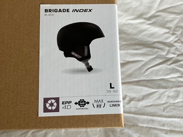 Winter sports: Brand New Salomon Brigade Index Helmet Large rrp £110