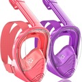 Bulk Lots: QingSong Kids Snorkel Mask Full Face, Snorkeling Set with Camera 