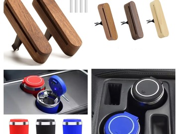 Bulk Lots: Car Portable Ashtrays and Car Vent Clip Perfume Fresheners