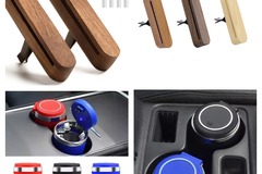 Bulk Lots: Car Portable Ashtrays and Car Vent Clip Perfume Fresheners