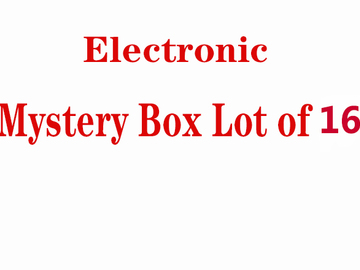Bulk Lots: Mystery Box With 168 Items-Electronics