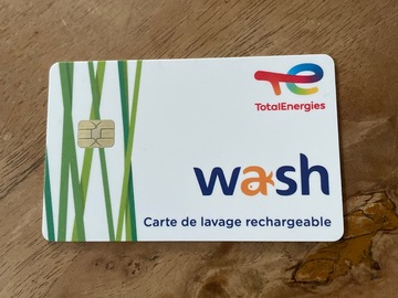 Vente: Carte Total Wash (84€)