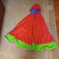 Selling with online payment: Bluey Grannies-Inspired reversible hooded blanket cape
