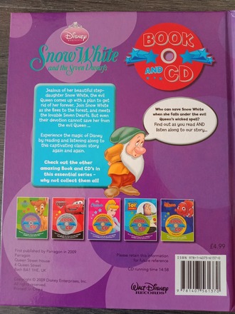 Livre + CD - Snow White and the Seven Dwarfs - Walt Disney