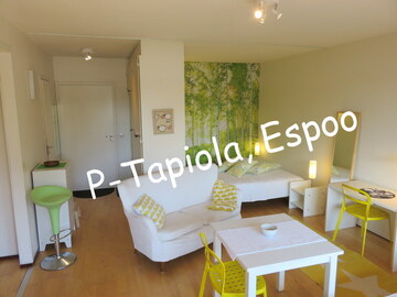 Annetaan vuokralle: Furnished top floor 33m² studio+10m² balcony near Aalto Uni