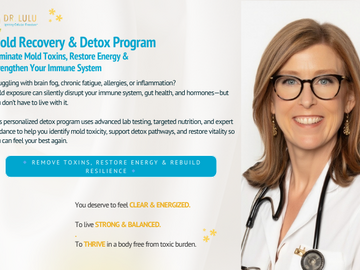 Wellness Session Packages: Mold Recovery & Cellular Detox Program with Dr. LuLu