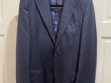 Selling with online payment: Navy Single Breasted Lazio Suit 40L