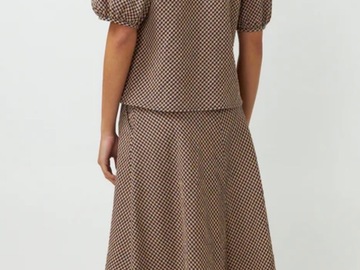 Selling: Gingham skirt Navy - size 12 new with tags