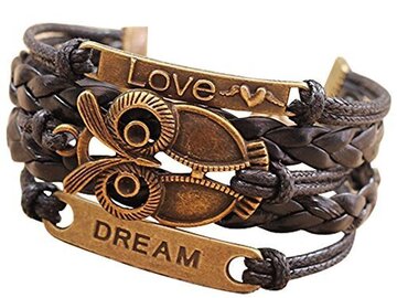 Bulk Lots: Unisex Leather Bracelets 