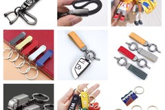 Bulk Lots: All-Purpose Leather, Metal, and Rubber Keychains