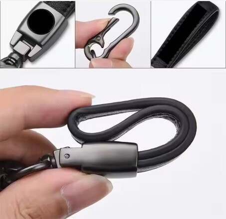 All-Purpose Leather, Metal, and Rubber Keychains