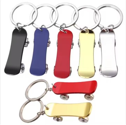 All-Purpose Leather, Metal, and Rubber Keychains