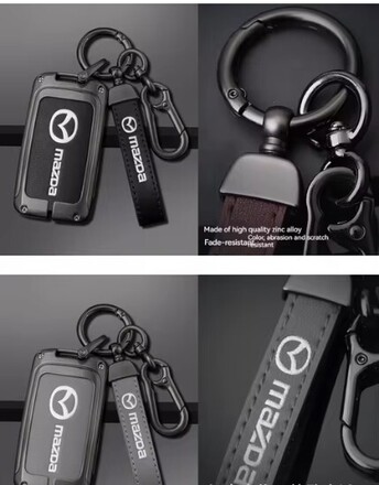 Premium Leather, Metal and Rubber Keychains