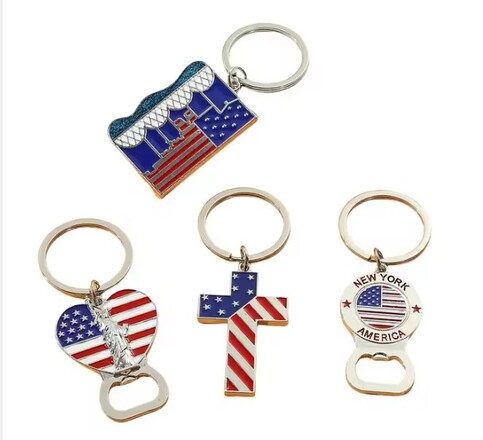 Premium Leather, Metal and Rubber Keychains