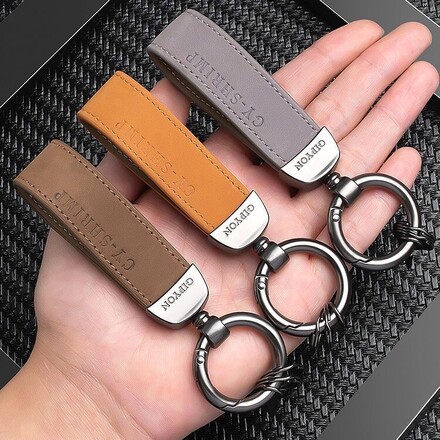 Premium Leather, Metal and Rubber Keychains