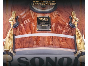 Announcement: Sonor announces 150th Anniversary Limited Edition Drum Sets