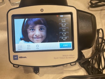 Selling with online payment: Welch Allyn Spot Vision Screener VS100S-B + Carrying Case