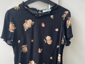 Selling: Black Floral Top
