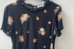 Selling: Black Floral Top