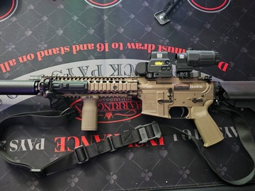 Selling: CYMA EMG CGS Series Daniel Defense MK18 GBB