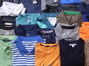 Bulk Lots: Men's Pre-owned Spring/Summer Athletic Tops 