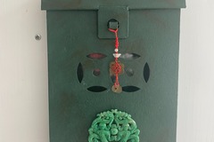  : HK Letter Box in green vintage