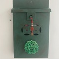  : HK Letter Box in green vintage