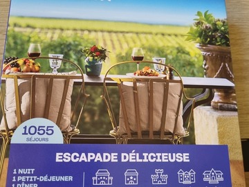 Vente: Coffret Smartbox "Escapade délicieuse" (119,90€)