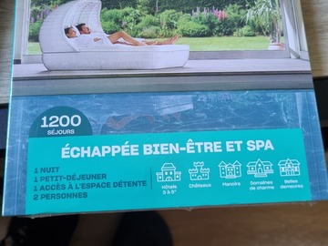 Vente: Coffret Smartbox "Échappée bien-être et spa" (129,90€)
