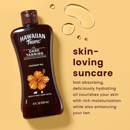 Hawaiian Tropic Dark Tanning Oil, 8 fl oz