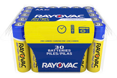 Bulk Lots: Rayovac AAA Zinc Carbon Batteries - 30 Pack- EXP 12/2025