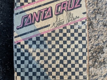 Selling with online payment: Steve Olson Checkered Santa Cruz 