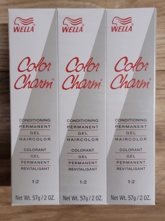 Wella Color Charm permanent hair color. 48 piece. 8 shades