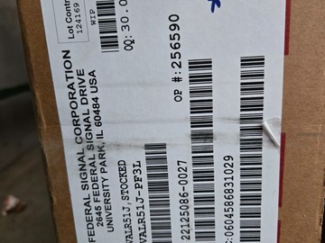 Selling with online payment: FedSig Valor VALR51J-PF3L