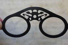 Verkaufen mit Widerrufsrecht (Gewerblicher Anbieter): Zierbrille der Renaissance, wie Ebenholz