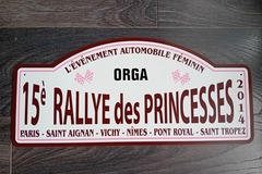 Vente: Affichette plastifiée "Rallye des Princesses 2014"