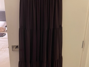 Selling: Chocolate Tiered Chiffon Dress