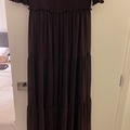 Selling: Chocolate Tiered Chiffon Dress