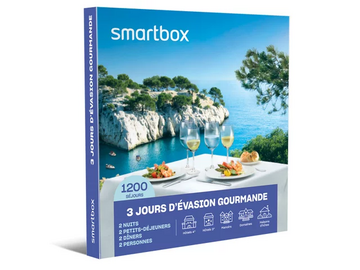 Vente: Coffret Smartbox "3 jours d'évasion gourmande" (229,90€)