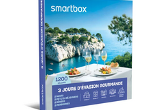 Vente: Coffret Smartbox "3 jours d'évasion gourmande" (229,90€)