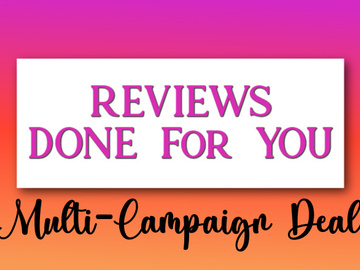 Offering a Service: Review Campaigns for 3 Books!