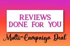Offering a Service: Review Campaigns for 3 Books!