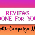 Offering a Service: Review Campaigns for 3 Books!