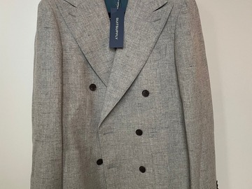 Selling with online payment: [EU] NWT Suitsupply grey speckled db jacket, size 38R