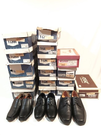 15 Pairs Men Shoes New Original Boxes Dressy Oxford & Loafers