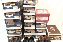 Bulk Lots: 12 Pairs Men Shoes New Original Boxes Dressy Oxford & Loafers