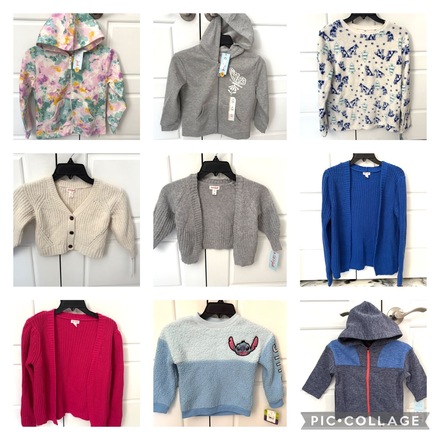 30PC Kids Hoodies Fleece Pullovers Jackets Sweaters